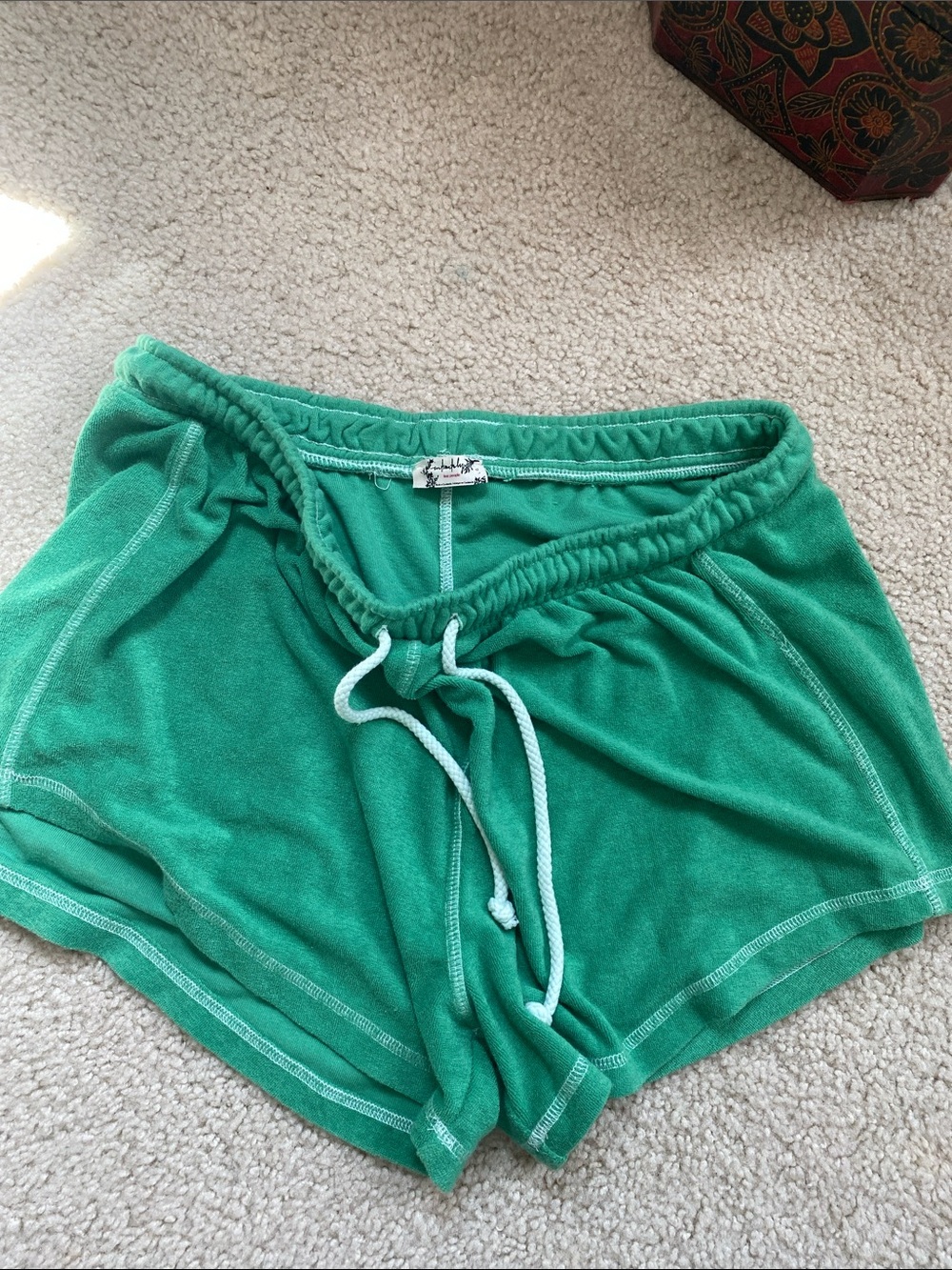 Free people New Relaxed Green Women's Drawstring Shorts